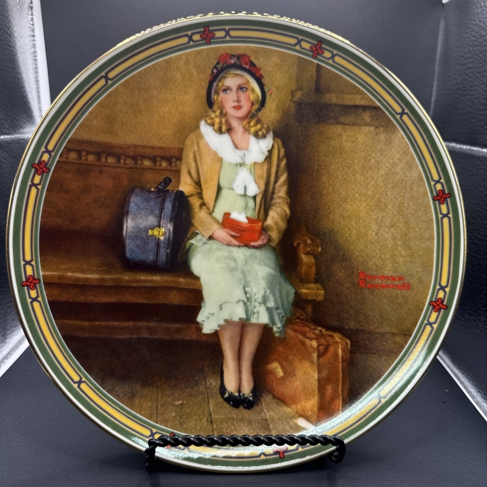 Norman Rockwell A Young Girls Dream 1985 First Issue Ltd. Edition Plate 8.5 in.